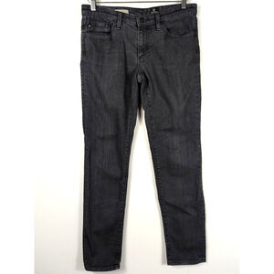 AG Adriano Goldschmied The Stilt Cigarette Slim Jeans Women’s 29R Black Stretch